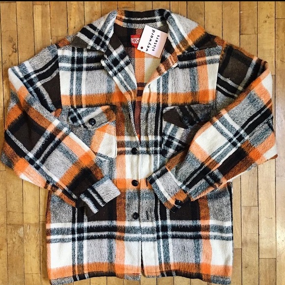 Ak-Jak Vintage Wool Plaid Jacket - Picture 1 of 3